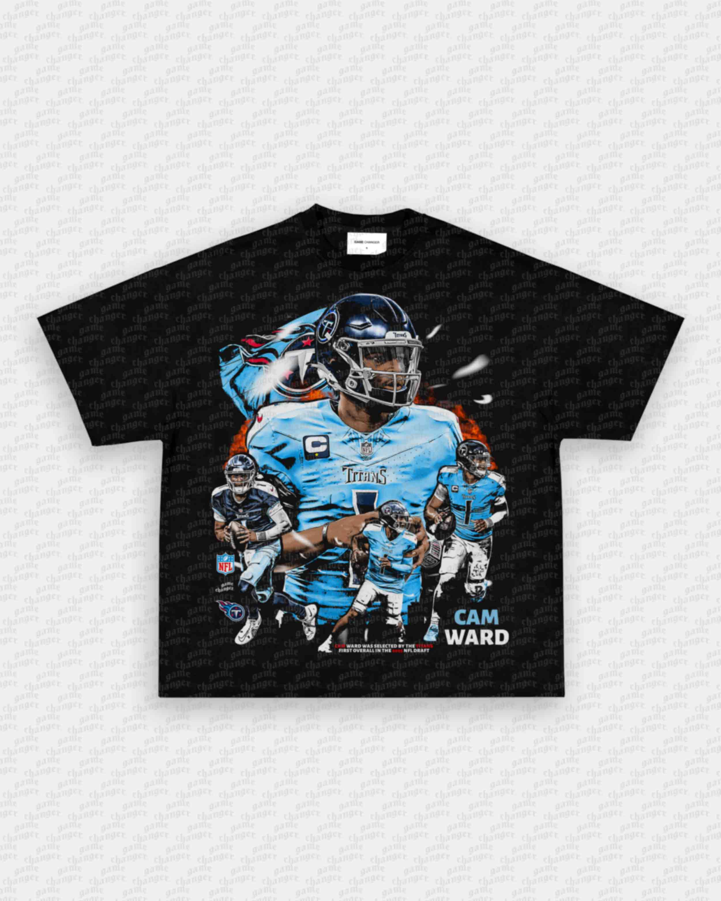 CAM WARD - TITANS V2 TEE Hoodie, Sweatshirt | CoreVibeTees.com (Image 1)