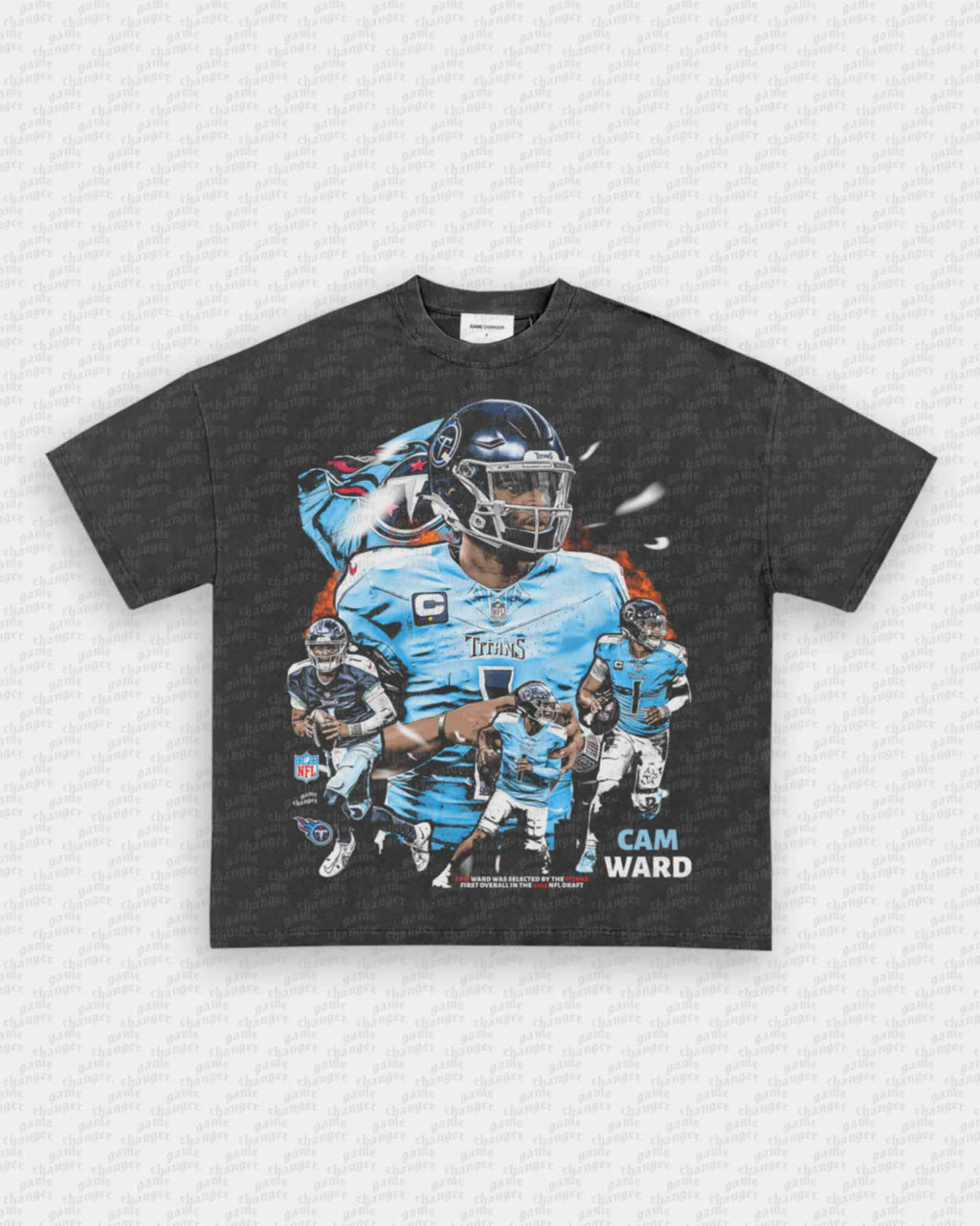 CAM WARD - TITANS V2 TEE Hoodie, Sweatshirt | CoreVibeTees.com (Image 2)