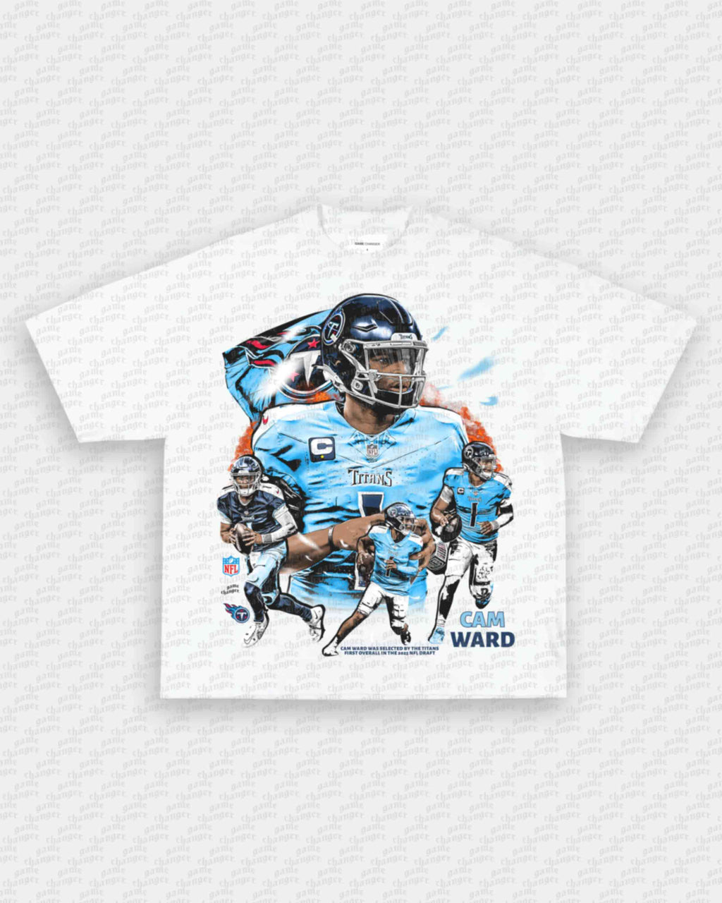CAM WARD - TITANS V2 TEE Hoodie, Sweatshirt | CoreVibeTees.com (Image 3)