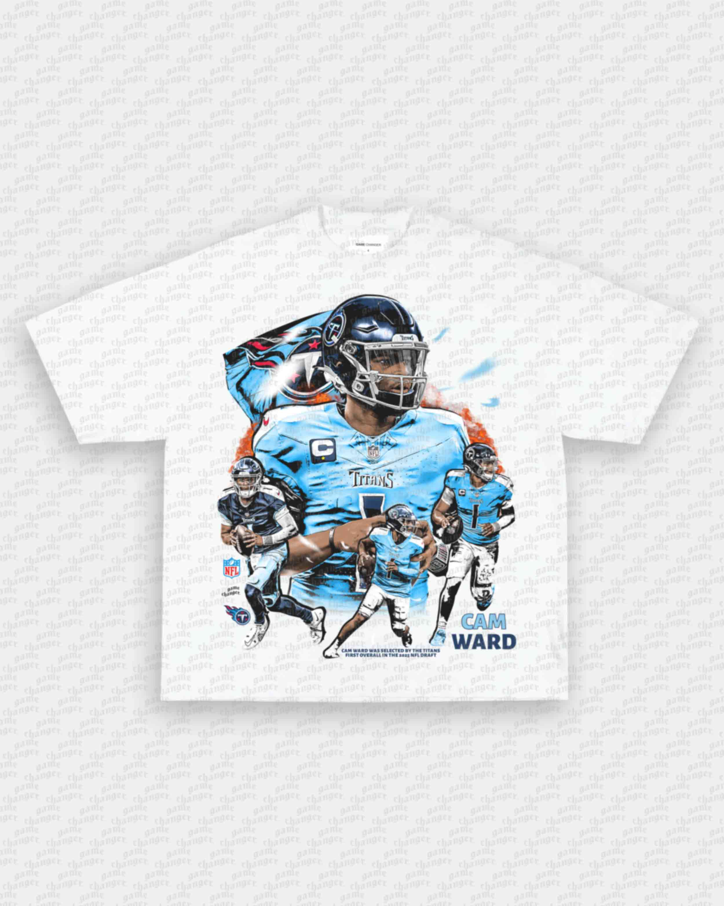 CAM WARD - TITANS V2 TEE Hoodie, Sweatshirt | CoreVibeTees.com (Image 3)