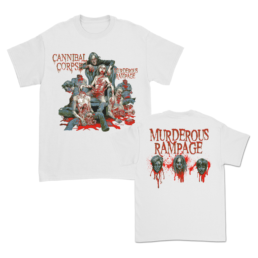 Murderous Rampage T-Shirt (White) Hoodie, Sweatshirt | CoreVibeTees.com (Image 1)