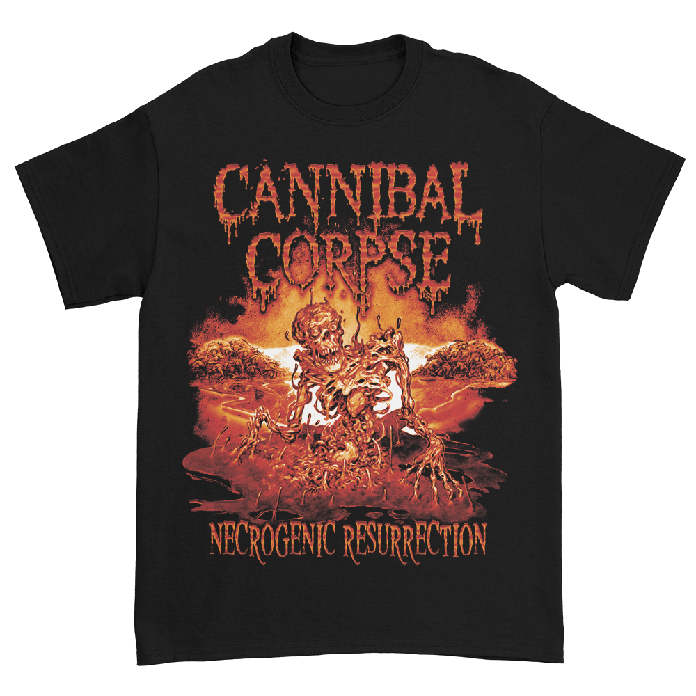 Necrogenic Resurrection T-Shirt (Black) Hoodie, Sweatshirt | CoreVibeTees.com (Image 1)