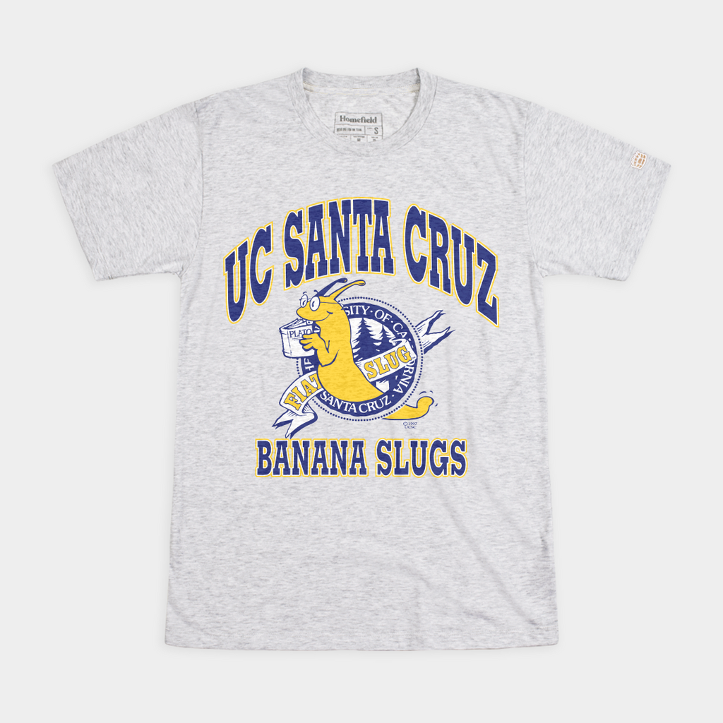 UC Santa Cruz "Fiat Slug" Banana Slugs Crest Tee Hoodie, Sweatshirt | CoreVibeTees.com (Image 1)