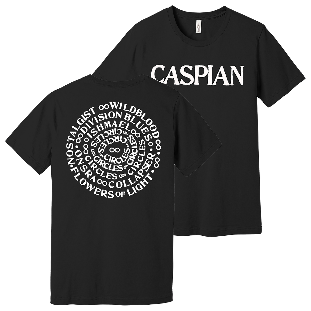 Caspian - Spiral T-Shirt - Black Hoodie, Sweatshirt | CoreVibeTees.com (Image 1)