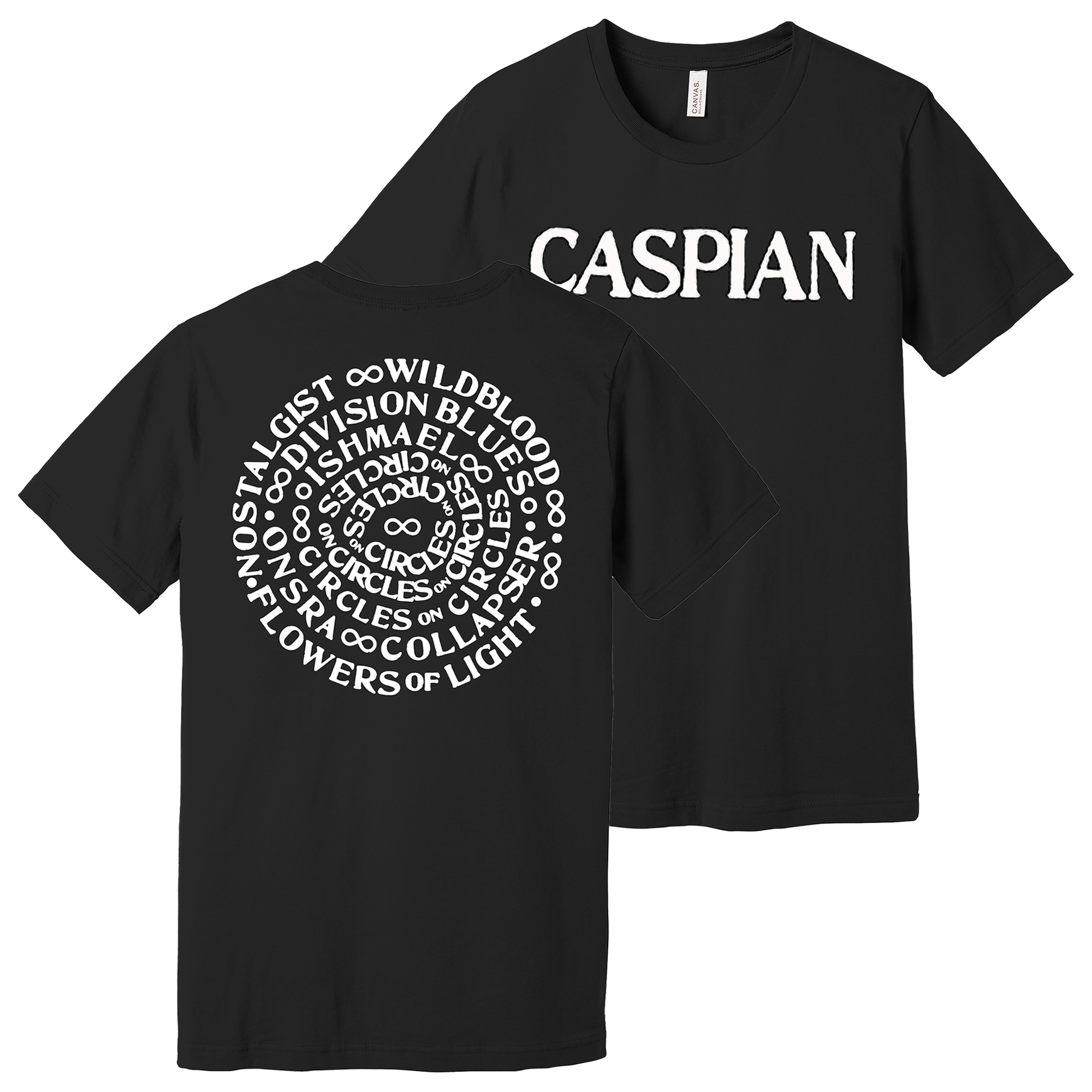 Caspian - Spiral T-Shirt - Black Hoodie, Sweatshirt | CoreVibeTees.com (Image 1)