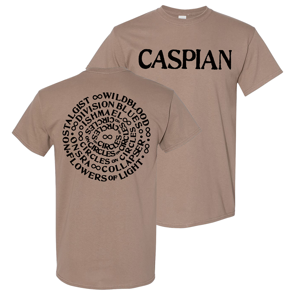 Caspian - Spiral T-Shirt - Brown Hoodie, Sweatshirt | CoreVibeTees.com (Image 1)