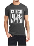 Catfish Lives Matter Charcoal Grey Half Sleeve T-Shirt Hoodie, Sweatshirt | CoreVibeTees.com