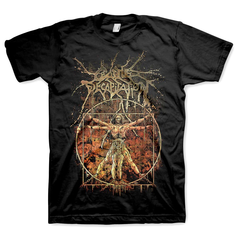Cattle Decapitation Vitruvian T-Shirt Hoodie, Sweatshirt | CoreVibeTees.com (Image 1)