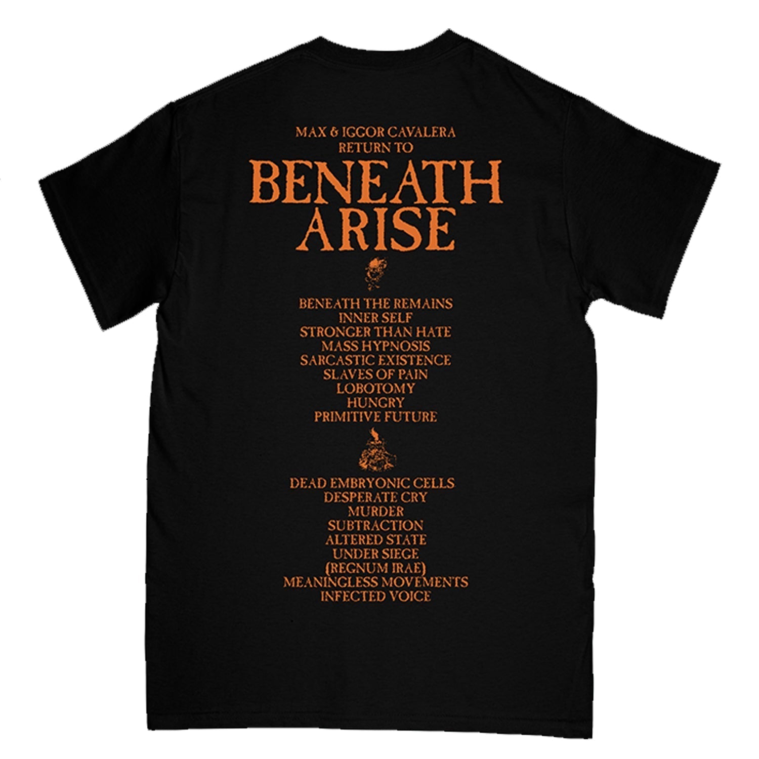 Beneath Arise Tracklisting Womens T-Shirt (Black) Hoodie, Sweatshirt | CoreVibeTees.com (Image 2)