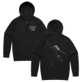 Satellite Zip Up Hoodie (Black) T-Shirts, Sweatshirt | CoreVibeTees.com