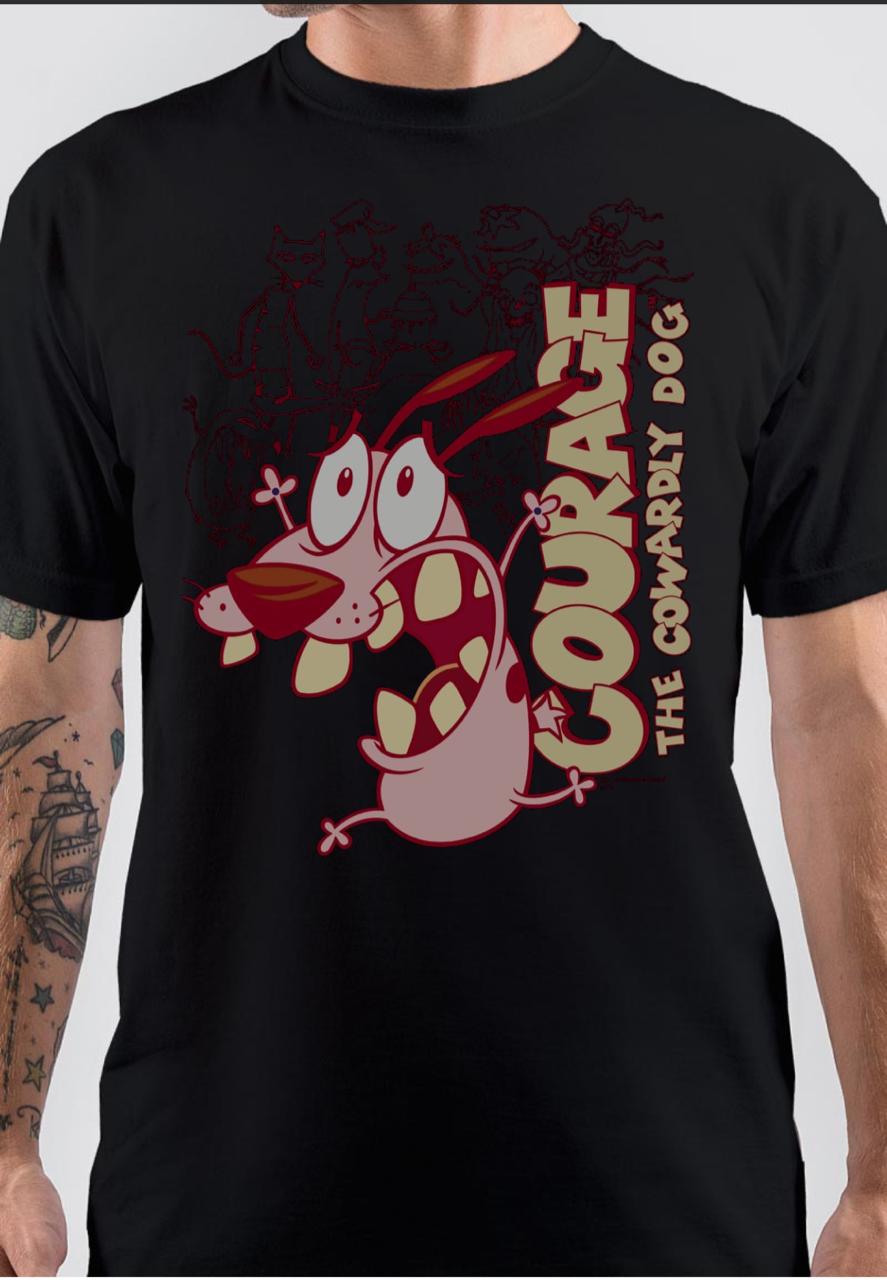 Courage the Cowardly Dog T-Shirt Hoodie, Sweatshirt | CoreVibeTees.com