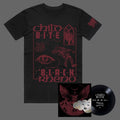 Black Rheno/Child Bite Split 7â€ + T-Shirt Hoodie, Sweatshirt | CoreVibeTees.com