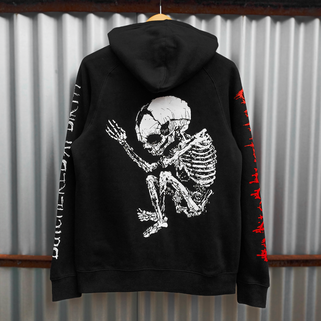 Butchered At Birth Fetus Zip Up Hoodie (Black) T-Shirts, Sweatshirt | CoreVibeTees.com (Image 3)
