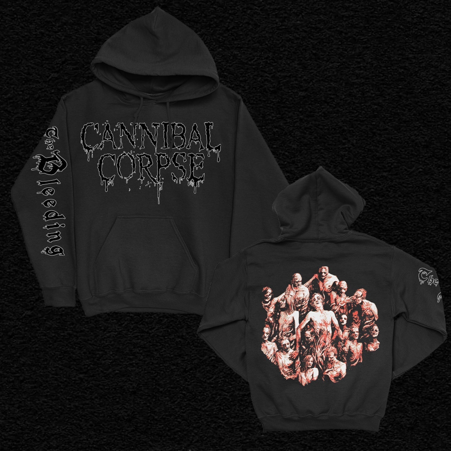 The Bleeding Pullover Hoodie (Black) T-Shirts, Sweatshirt | CoreVibeTees.com