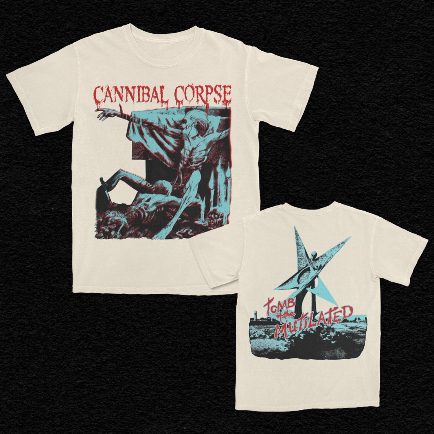 Tomb Of The Mutilated Boot T-Shirt (Ivory) Hoodie, Sweatshirt | CoreVibeTees.com
