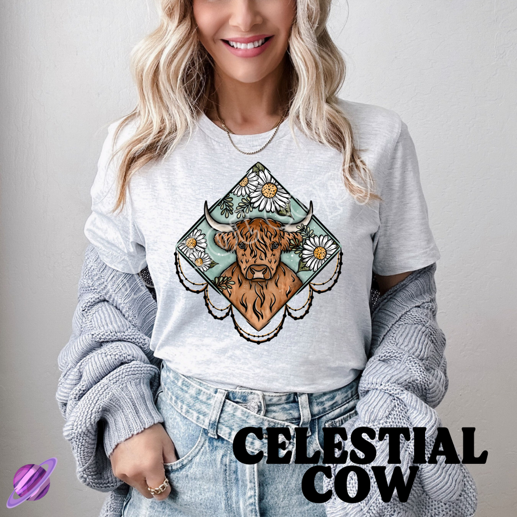 CELELSTIAL COW - CELESTIAL RUN -UNISEX TEE ADULTS/KIDS Hoodie, Sweatshirt | CoreVibeTees.com (Image 1)