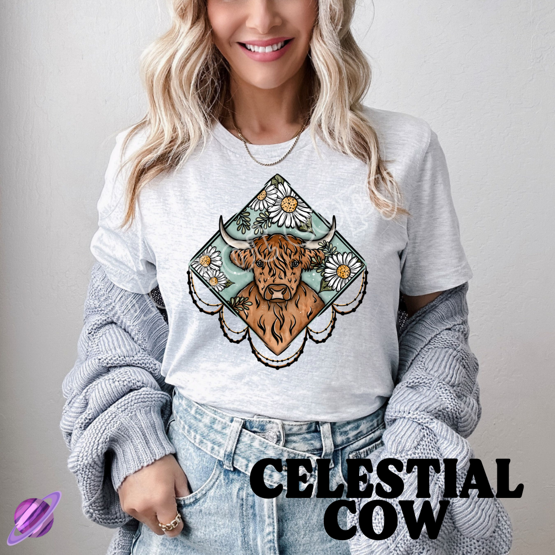 CELELSTIAL COW - CELESTIAL RUN -UNISEX TEE ADULTS/KIDS Hoodie, Sweatshirt | CoreVibeTees.com (Image 1)