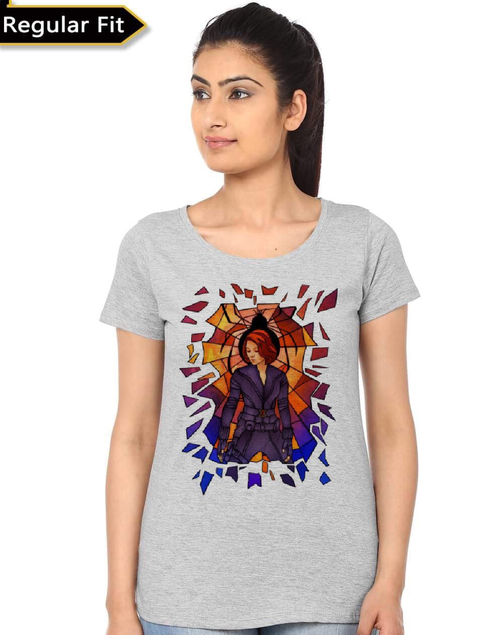 Black Widow Grey Womenâ€™s T-Shirt Hoodie, Sweatshirt | CoreVibeTees.com