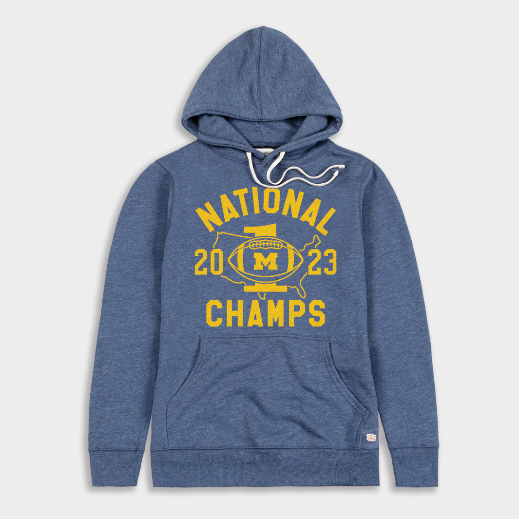 Michigan Football 2023 National Champs Retro Hoodie T-Shirts, Sweatshirt | CoreVibeTees.com