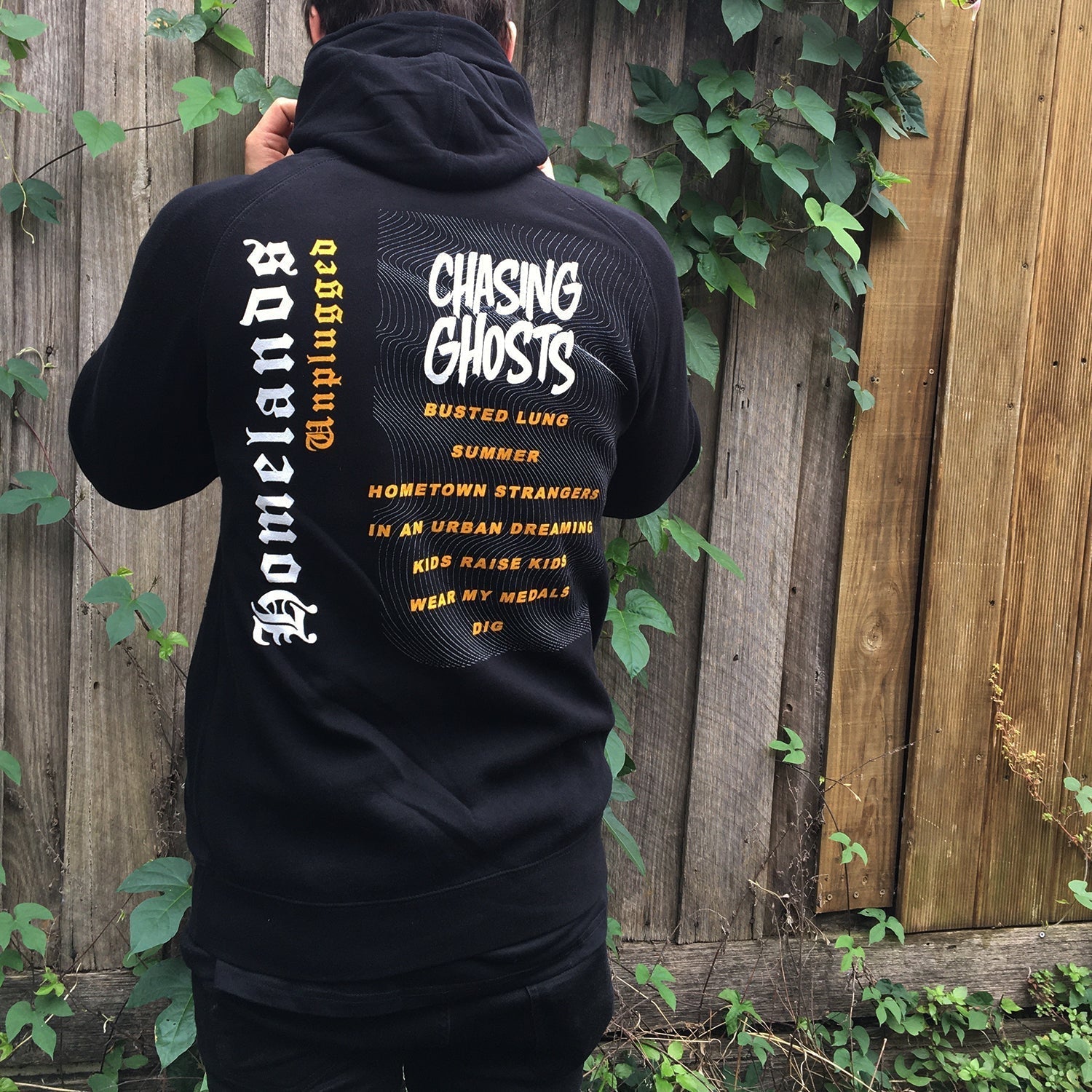 Homelands Unplugged Bones Hoodie (Black) T-Shirts, Sweatshirt | CoreVibeTees.com (Image 3)