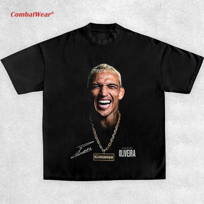 CHARLES OLIVEIRA 2025 NEW TEE, 2025 Boxing T-shirt, Fighter Tee, Sports Shirt, Vintage Boxing Tee, Graphic Boxing Champ T-Shirt, Boxing Fan Gift