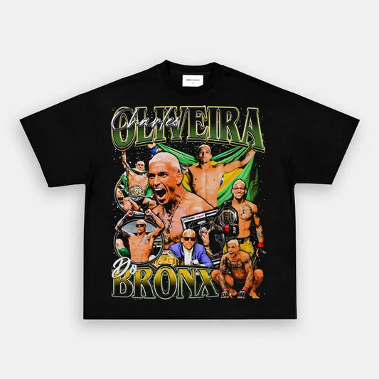 CHARLES OLIVEIRA TEE, Boxing T-shirt, UFC Tee, Boxer Tee, Sports Shirt, Athletic Tee, Fitness Gift, Workout T-shirt, Gift for Him Gift For Her Hoodie Sweatshirt Crewneck Clothing Cotton Menswear Top Polyester Underwear Gamis Clothe Streetwear