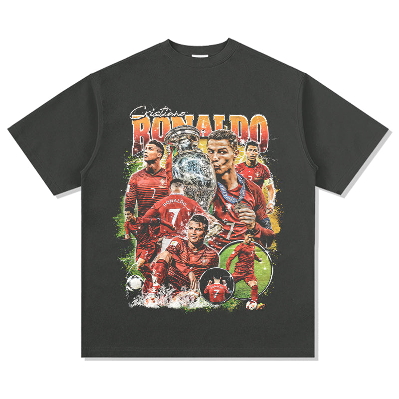 Cristiano Ronaldo â€œSignatureâ€ Tee Hoodie, Sweatshirt | CoreVibeTees.com (Image 2)