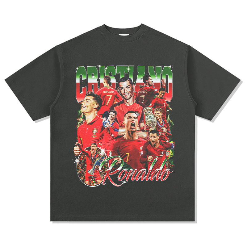 Cristiano Ronaldo Tee Style001 Hoodie, Sweatshirt | CoreVibeTees.com (Image 2)