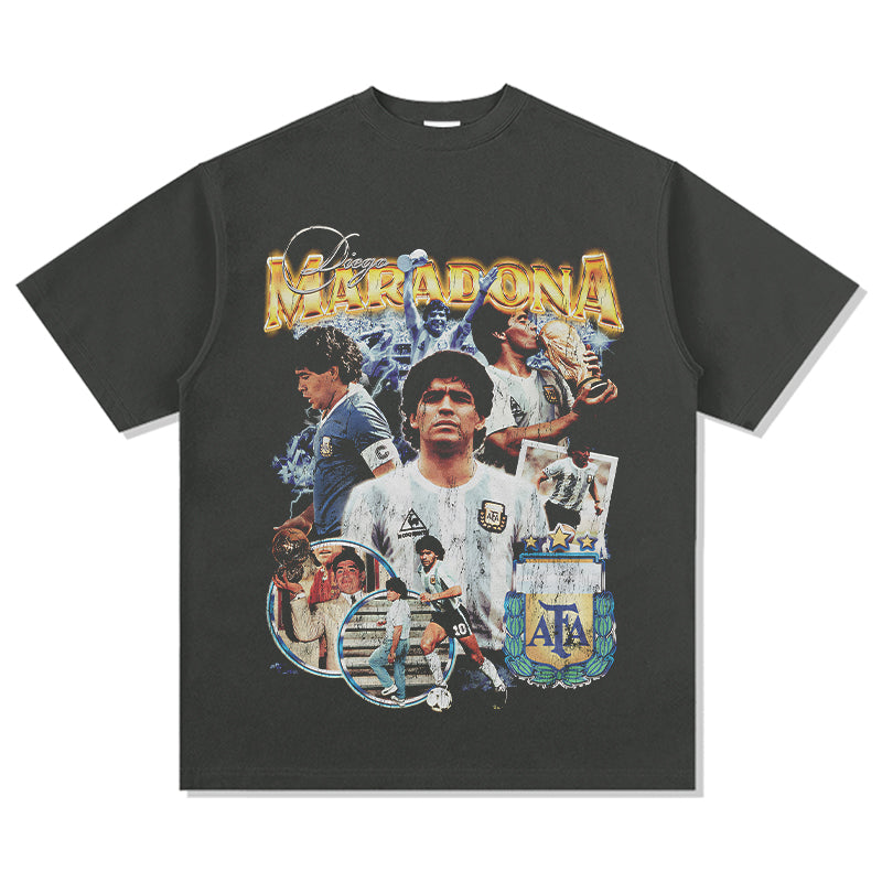 Diego Maradona â€œSignatureâ€ Tee Hoodie, Sweatshirt | CoreVibeTees.com (Image 2)