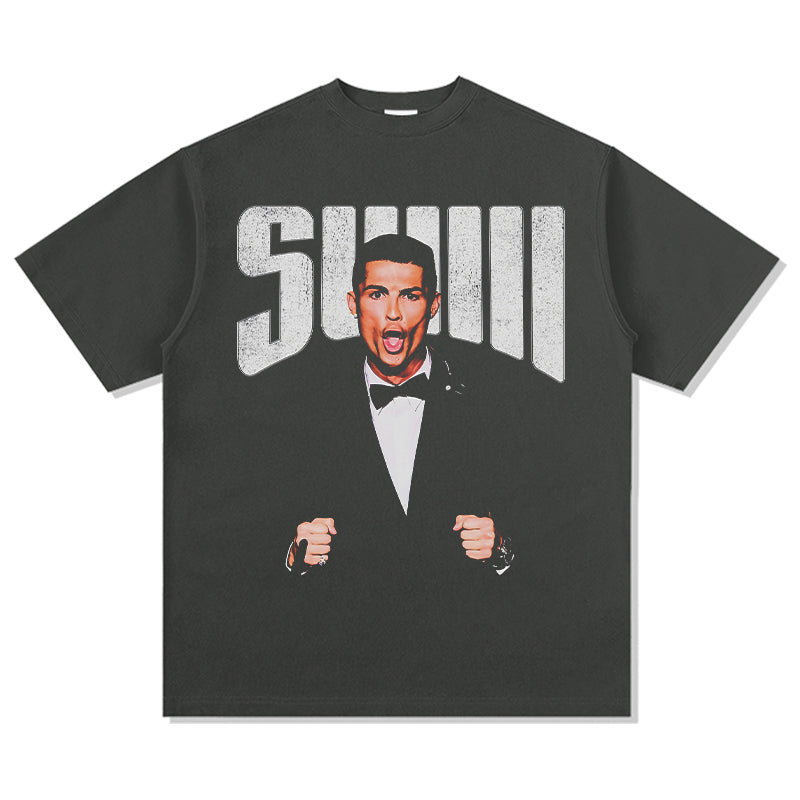 Suiii By Cristiano Ronaldo Tee Hoodie, Sweatshirt | CoreVibeTees.com (Image 2)