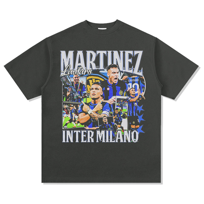 Inter Milano By Lautaro Martinez Tee Hoodie, Sweatshirt | CoreVibeTees.com (Image 2)