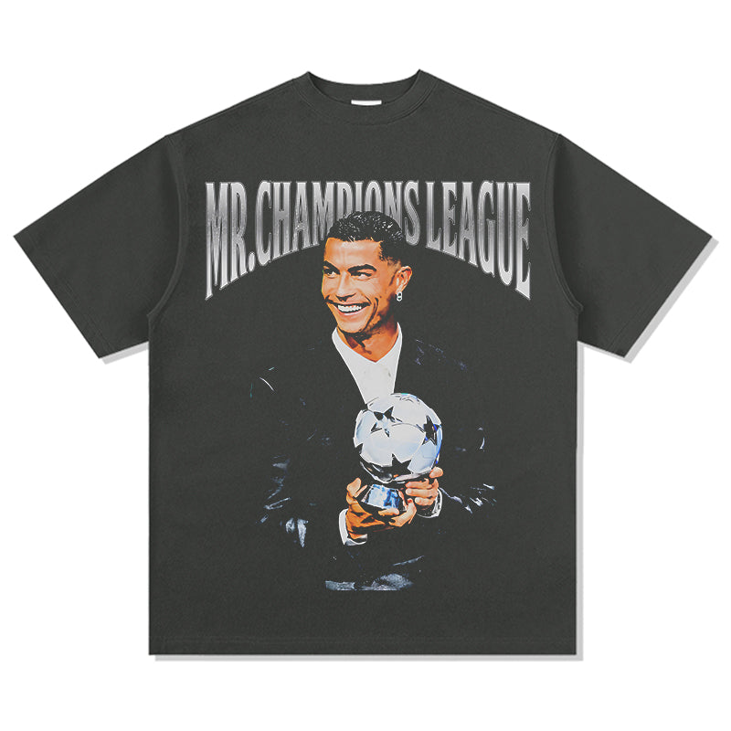 Mr. Champions League By Cristiano Ronaldo Tee Hoodie, Sweatshirt | CoreVibeTees.com (Image 2)