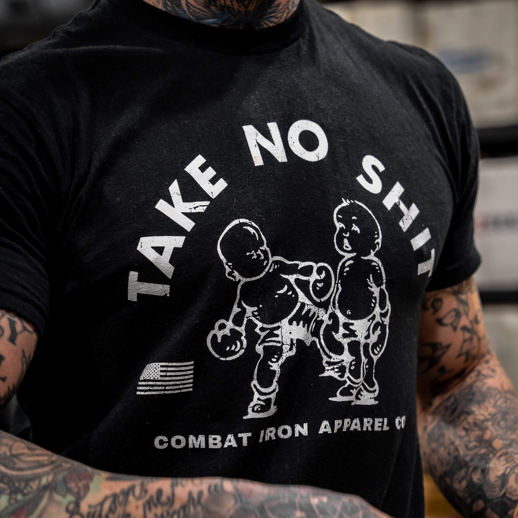 Take No Shit Boxing Men's T-Shirt Hoodie, Sweatshirt | CoreVibeTees.com (Image 3)