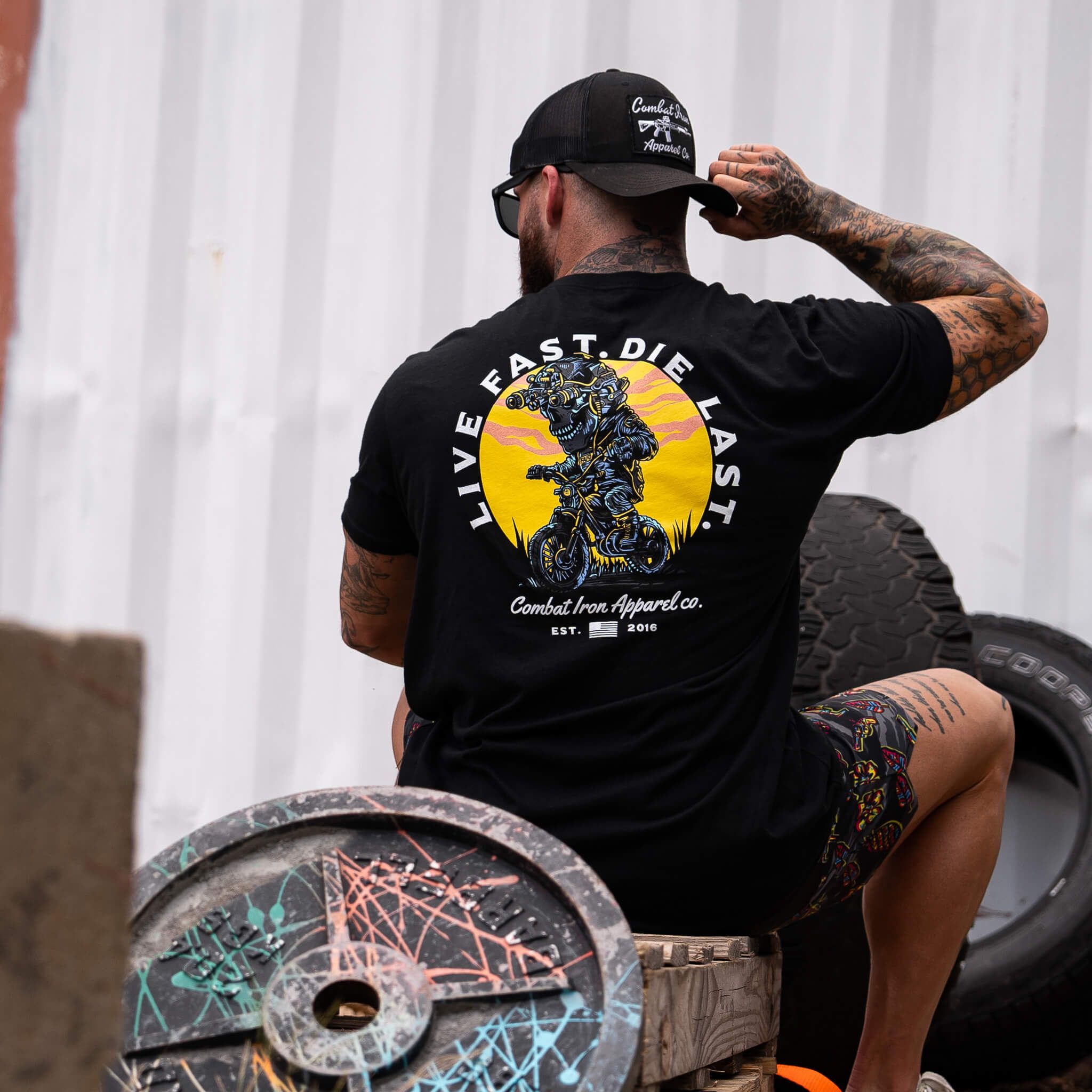 Live Fast. Die Last. Men's T-Shirt Hoodie, Sweatshirt | CoreVibeTees.com (Image 5)