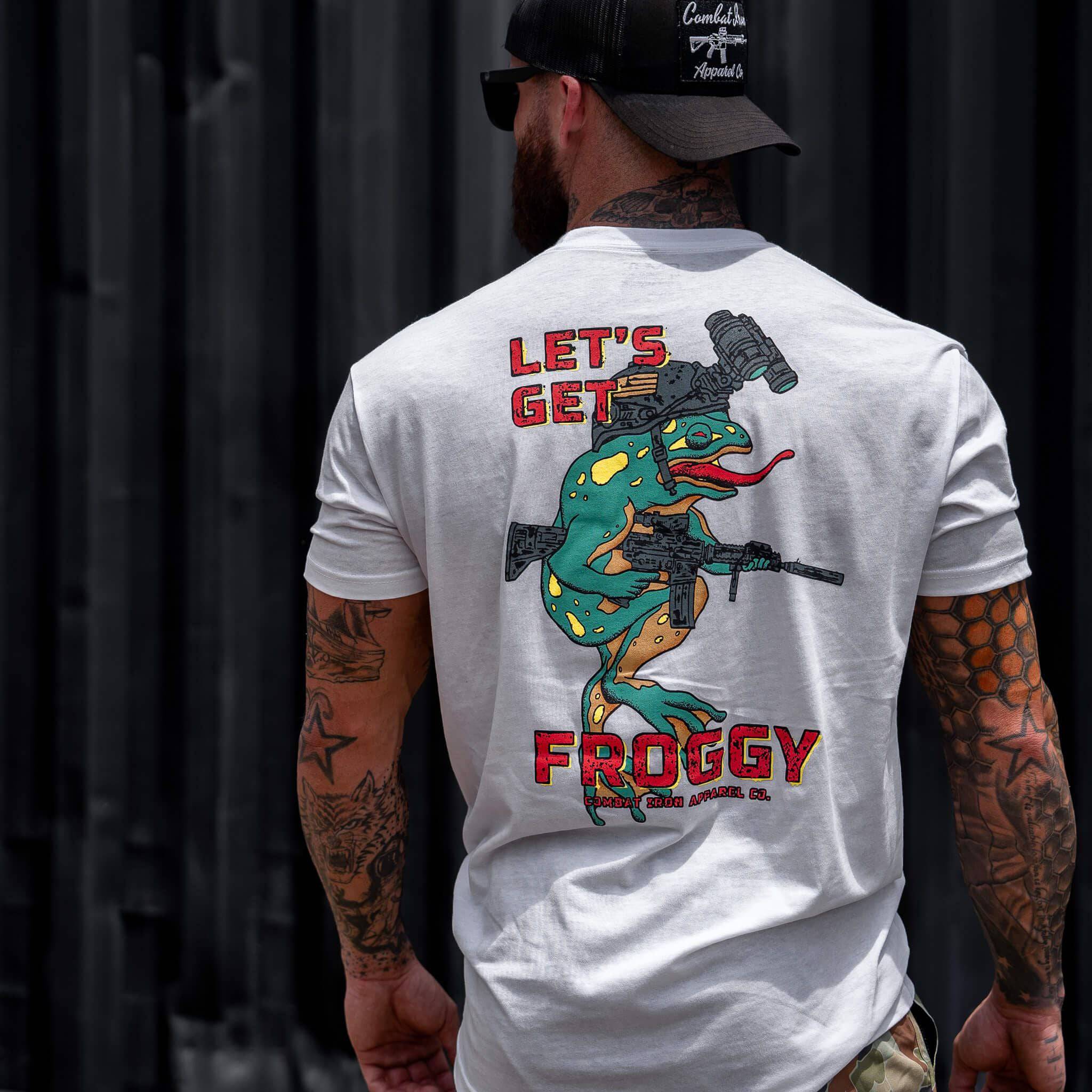 Let's Get Froggy Operator Style Men's  T-Shirt Hoodie, Sweatshirt | CoreVibeTees.com (Image 4)