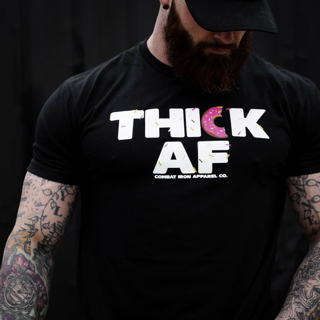 Thick Af Donut Edition Men's T-Shirt Hoodie, Sweatshirt | CoreVibeTees.com (Image 2)