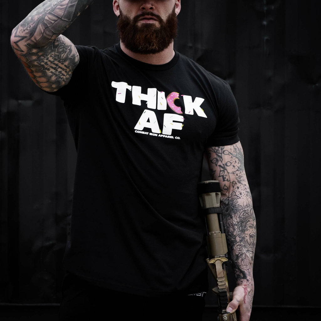 Thick Af Donut Edition Men's T-Shirt Hoodie, Sweatshirt | CoreVibeTees.com (Image 3)
