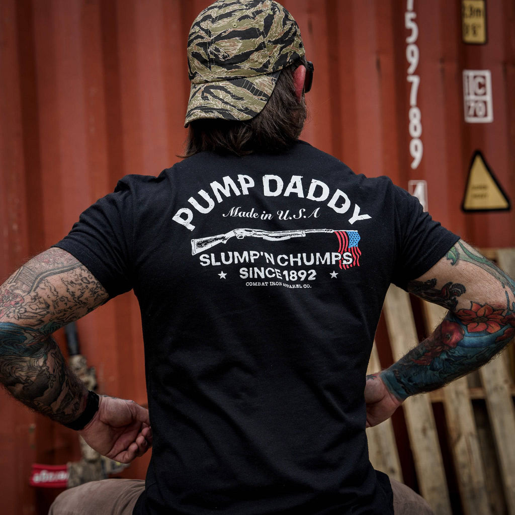 Pump Daddy Original Men's T-Shirt Hoodie, Sweatshirt | CoreVibeTees.com (Image 2)