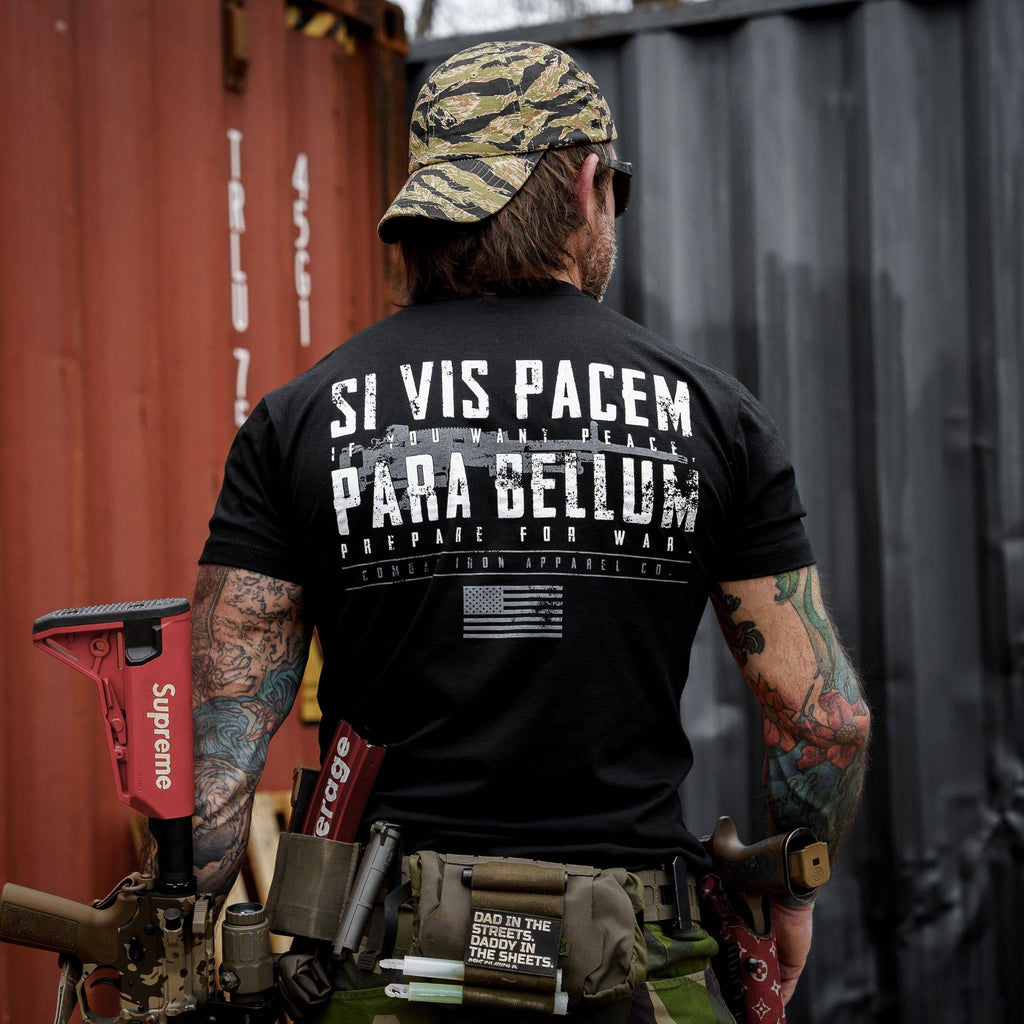 If You Want Peace Prepare For War. | SI VIS PACEM PARA BELLUM Men's T-Shirt Hoodie, Sweatshirt | CoreVibeTees.com (Image 2)