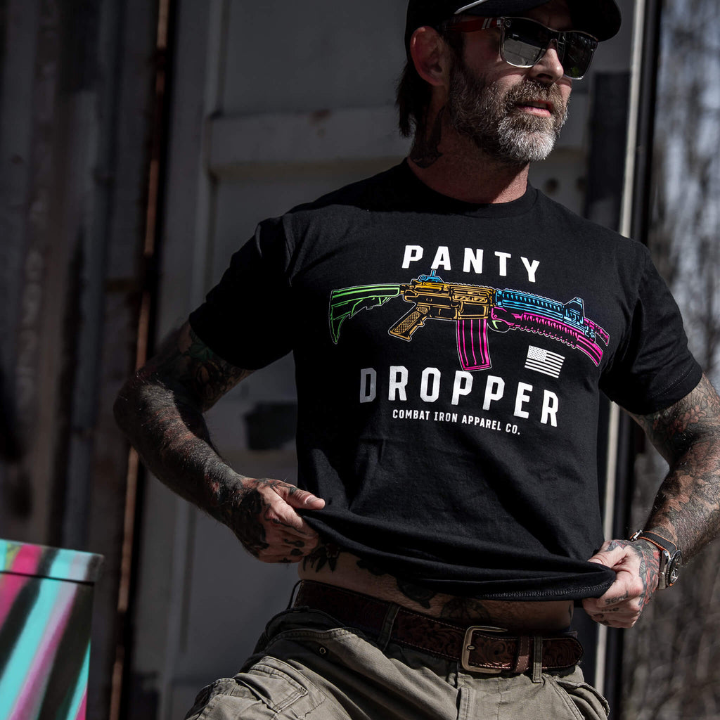 Neon Panty Dropper Men's T-Shirt Hoodie, Sweatshirt | CoreVibeTees.com (Image 3)