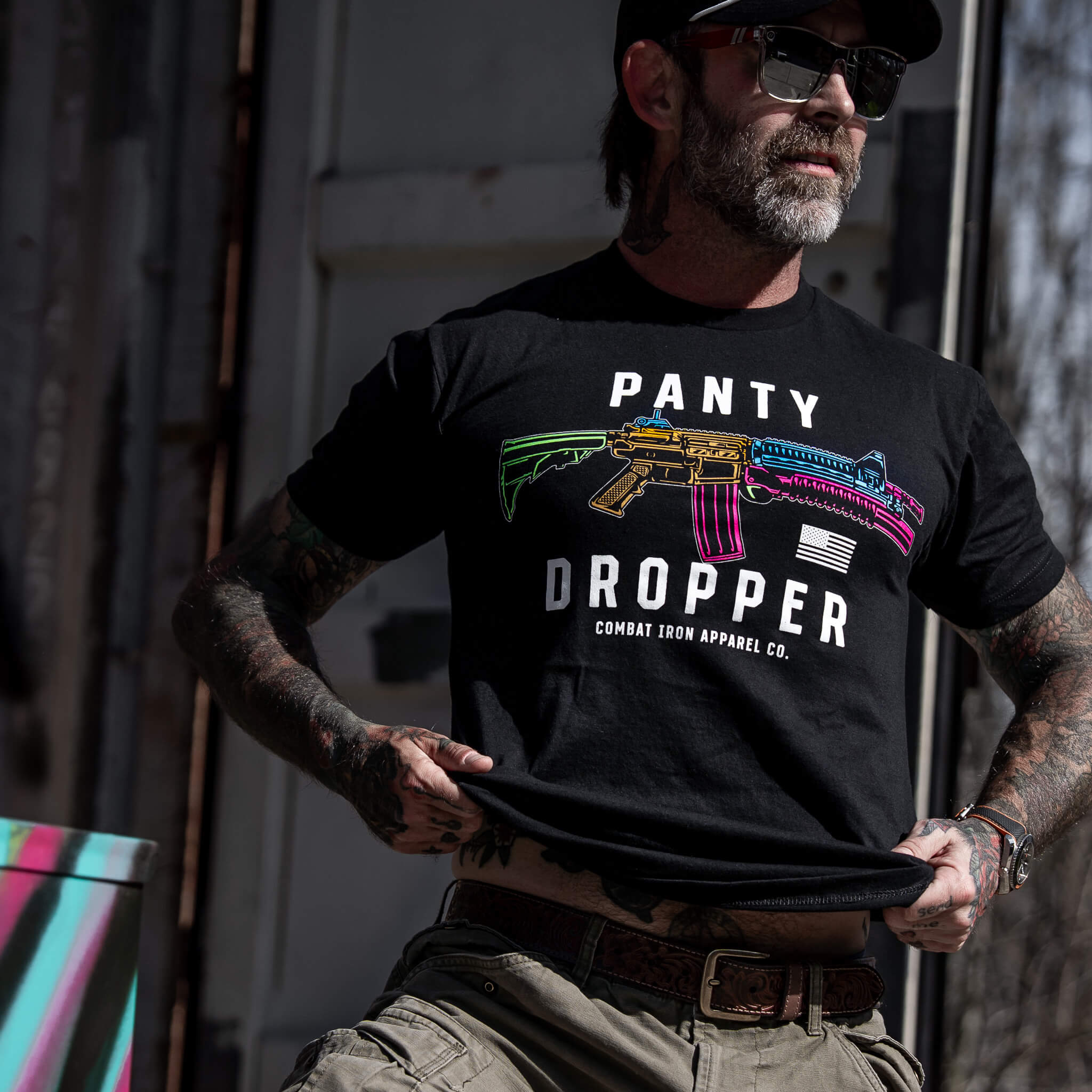 Neon Panty Dropper Men's T-Shirt Hoodie, Sweatshirt | CoreVibeTees.com (Image 3)