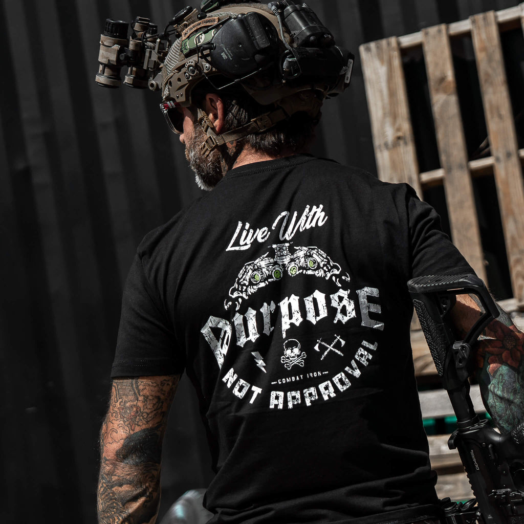 Live With Purpose. Not Approval Men's T-Shirt Hoodie, Sweatshirt | CoreVibeTees.com (Image 4)