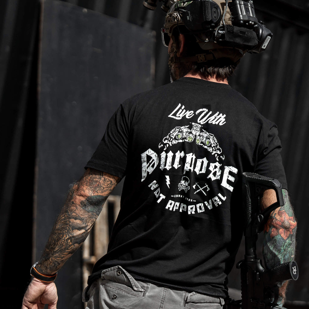 Live With Purpose. Not Approval Men's T-Shirt Hoodie, Sweatshirt | CoreVibeTees.com (Image 5)