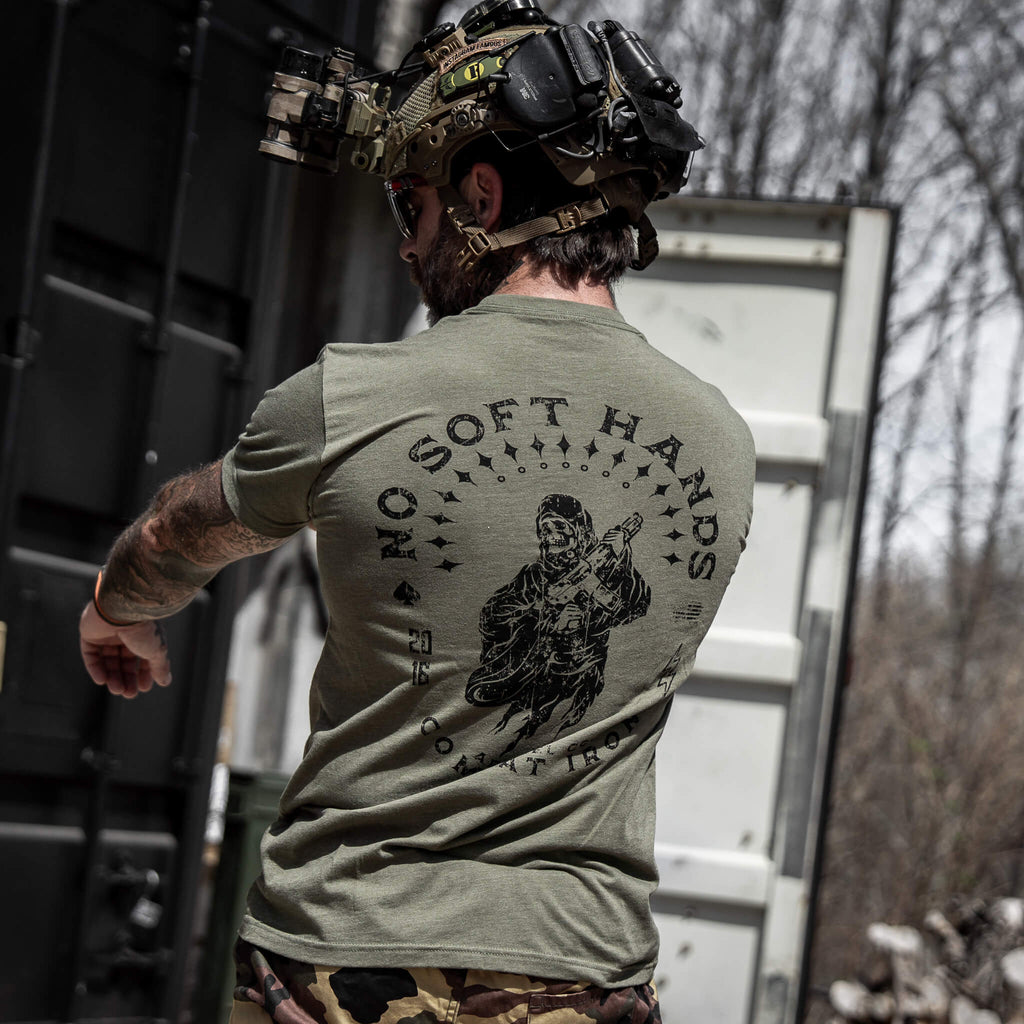 No Soft Hands Reaper Men's T-Shirt Hoodie, Sweatshirt | CoreVibeTees.com (Image 3)