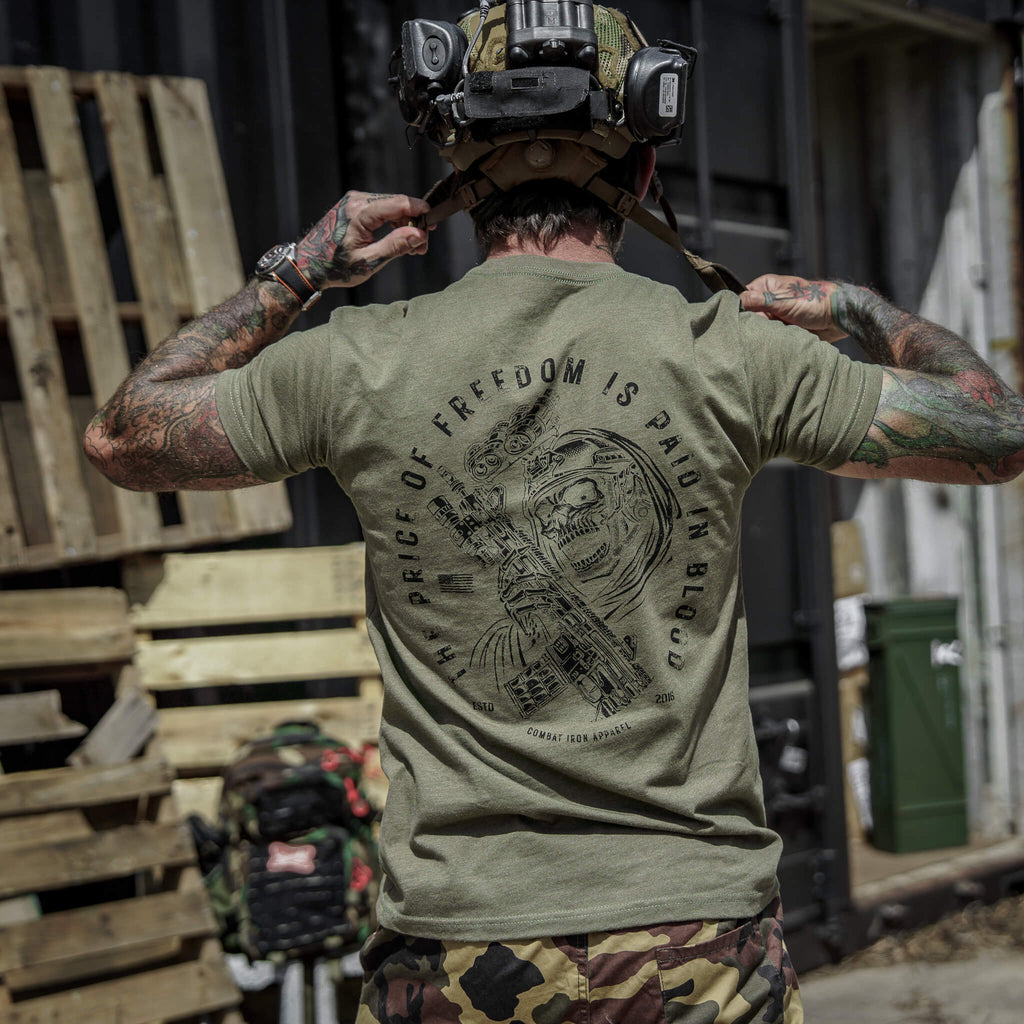 The Price Of Freedom Men's T-Shirt Hoodie, Sweatshirt | CoreVibeTees.com (Image 3)