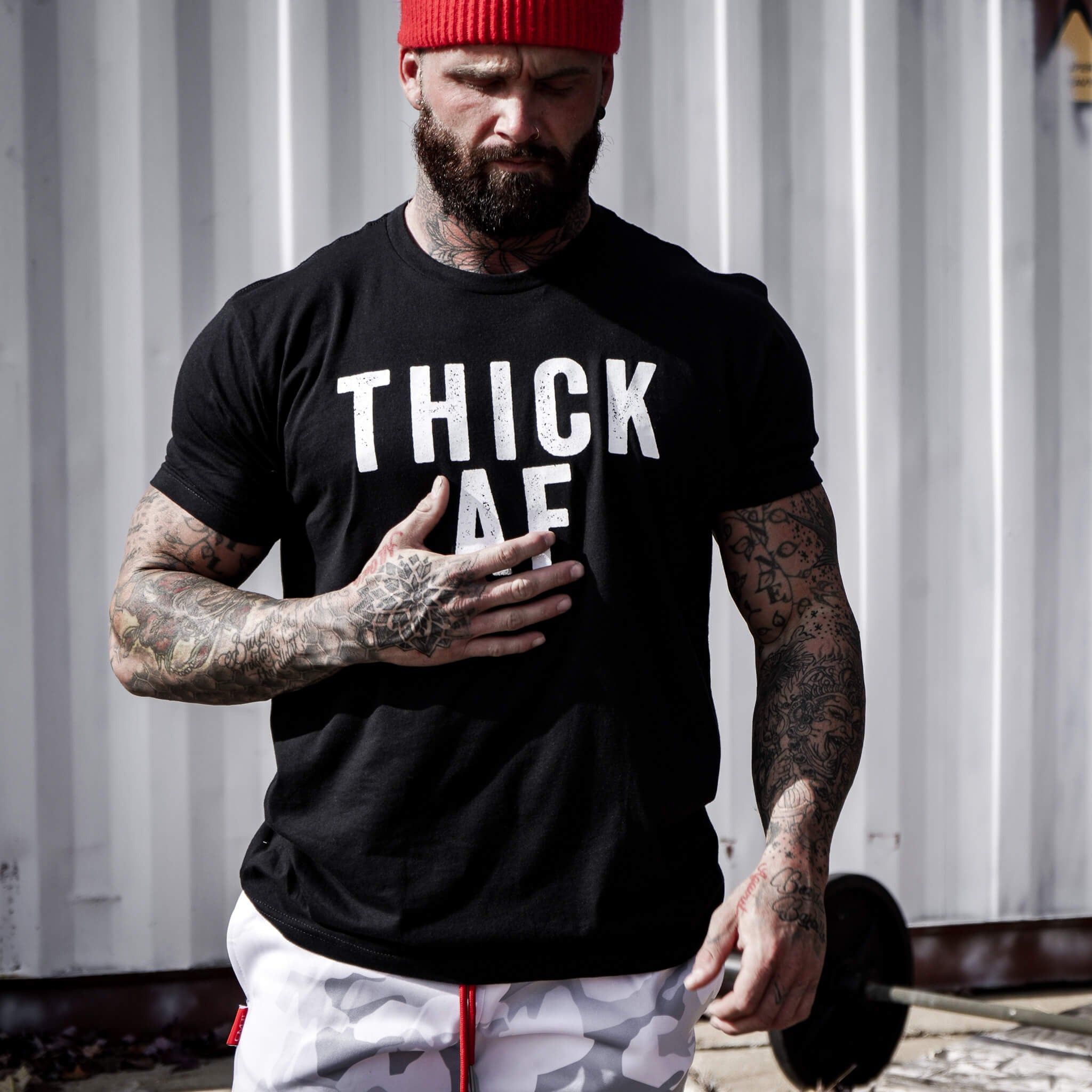 Thick AF Original Men's T-Shirt Hoodie, Sweatshirt | CoreVibeTees.com (Image 4)