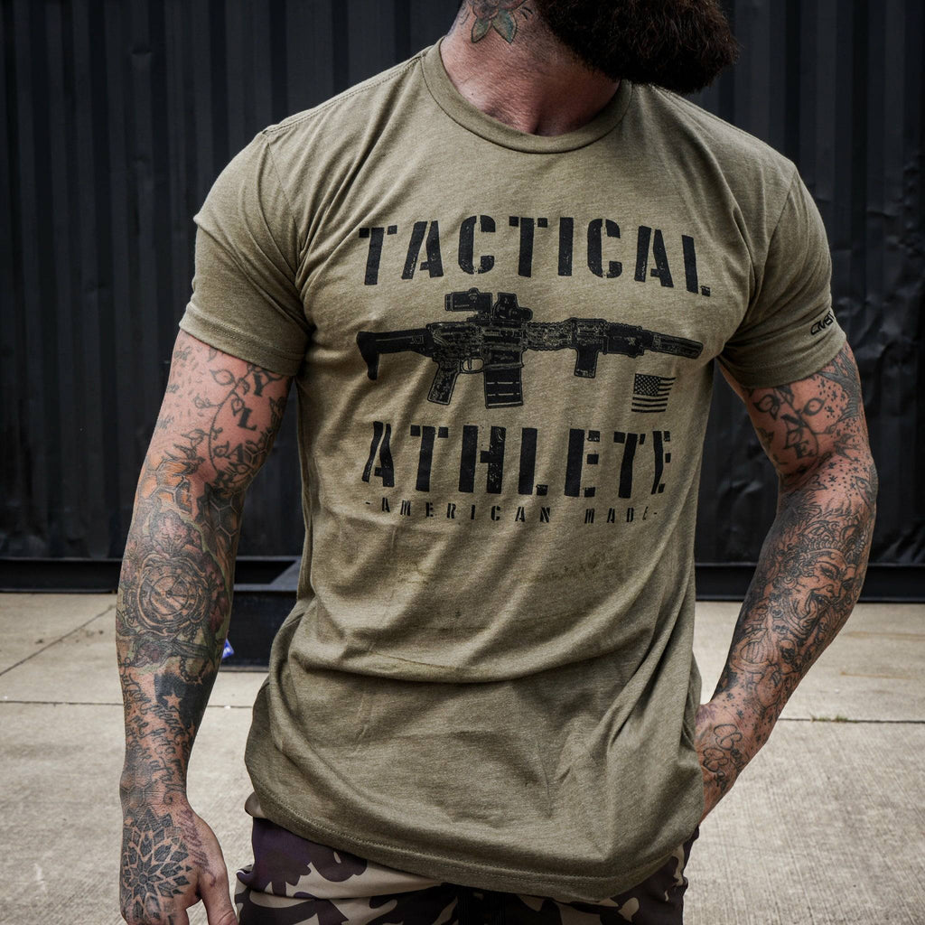 Tactical Athlete American Made Men's T-Shirt Hoodie, Sweatshirt | CoreVibeTees.com (Image 4)