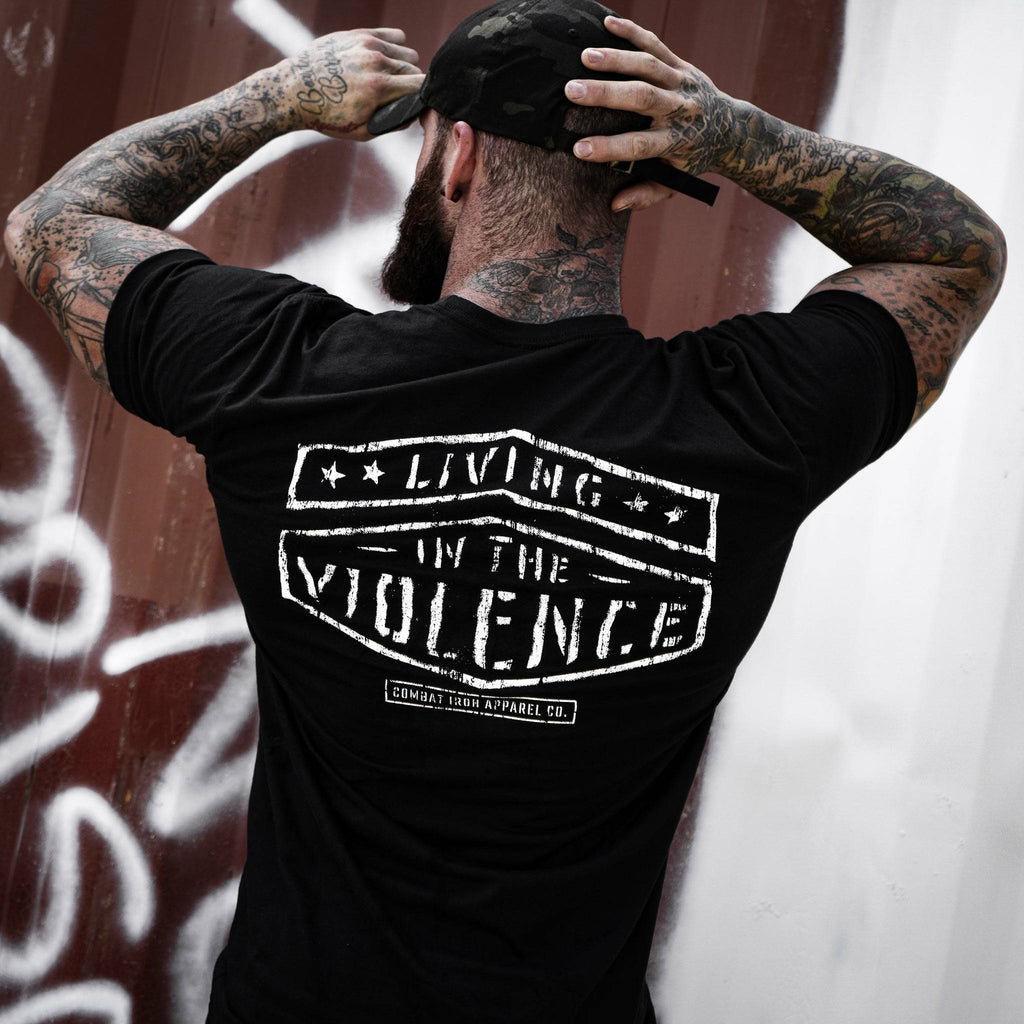 LIVING IN THE VIOLENCE MEN’S T-SHIRT Hoodie, Sweatshirt | CoreVibeTees.com (Image 3)