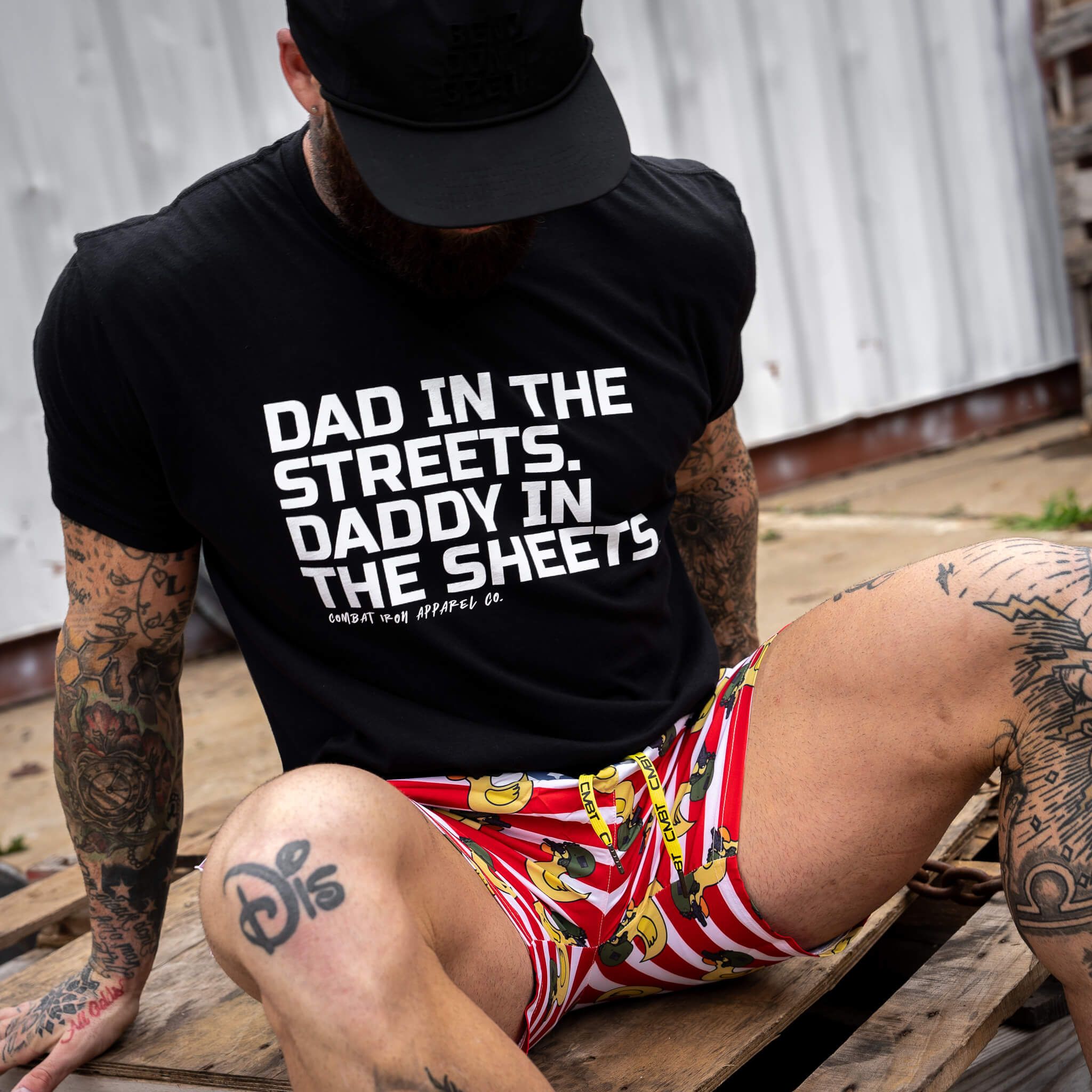 Dad in the Streets. Daddy In the Sheets. Men's T-Shirt Hoodie, Sweatshirt | CoreVibeTees.com (Image 5)