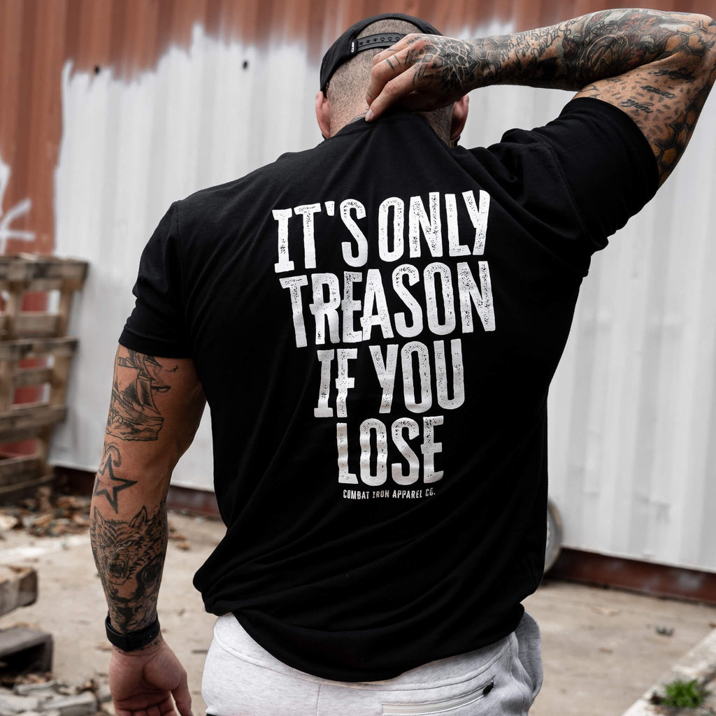 IT'S ONLY TREASON IF YOU LOSE MEN'S T-SHIRT Hoodie, Sweatshirt | CoreVibeTees.com (Image 2)